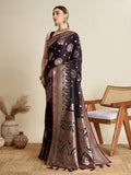 soft silk zari design  saree