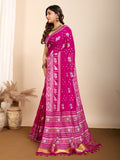 Maslin silk dola saree