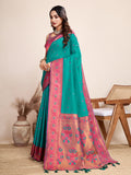 Festival jacquard cotton saree