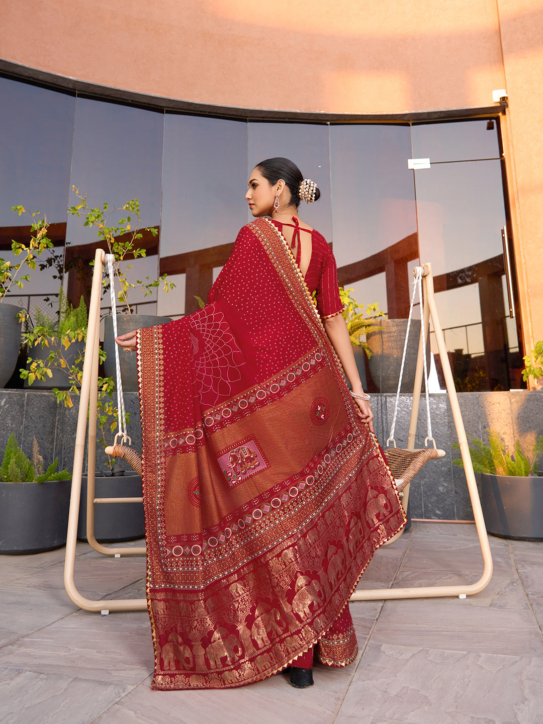 Wedding cotton saree