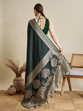 Soft silk zari design  saree