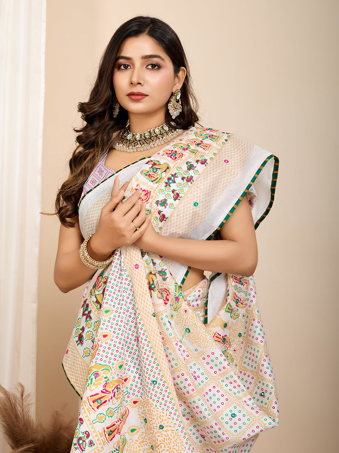 Traditional cotton saree