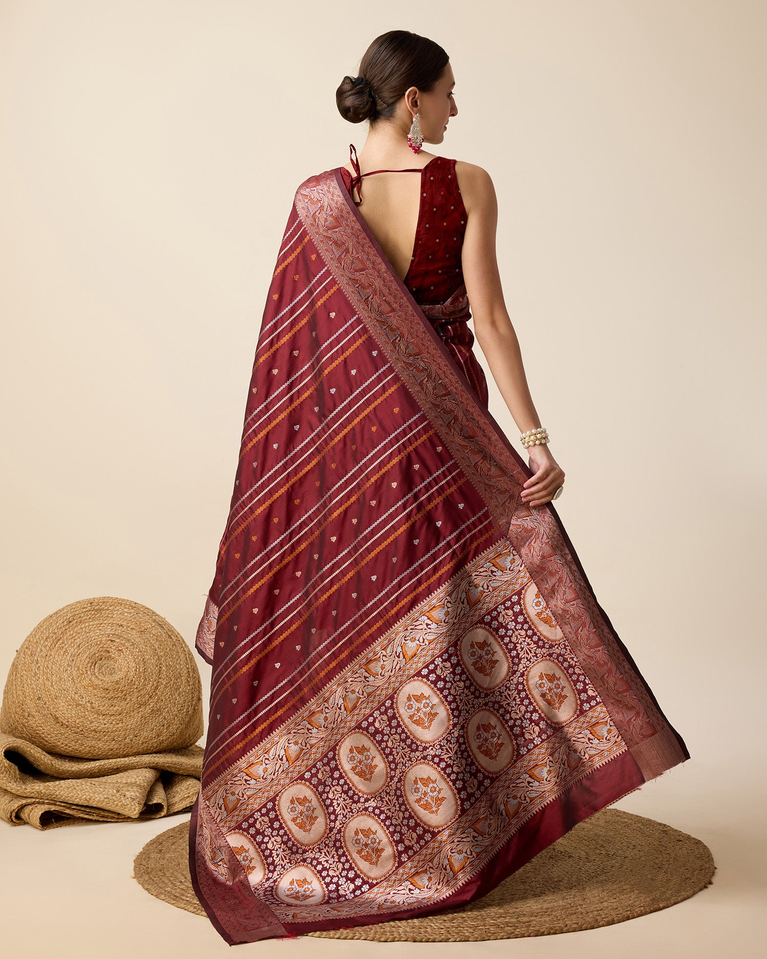 Jaquard cotton saree