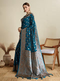 Soft silk zari design  saree