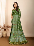Maslin silk dola saree