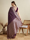 Soft silk zari design  saree