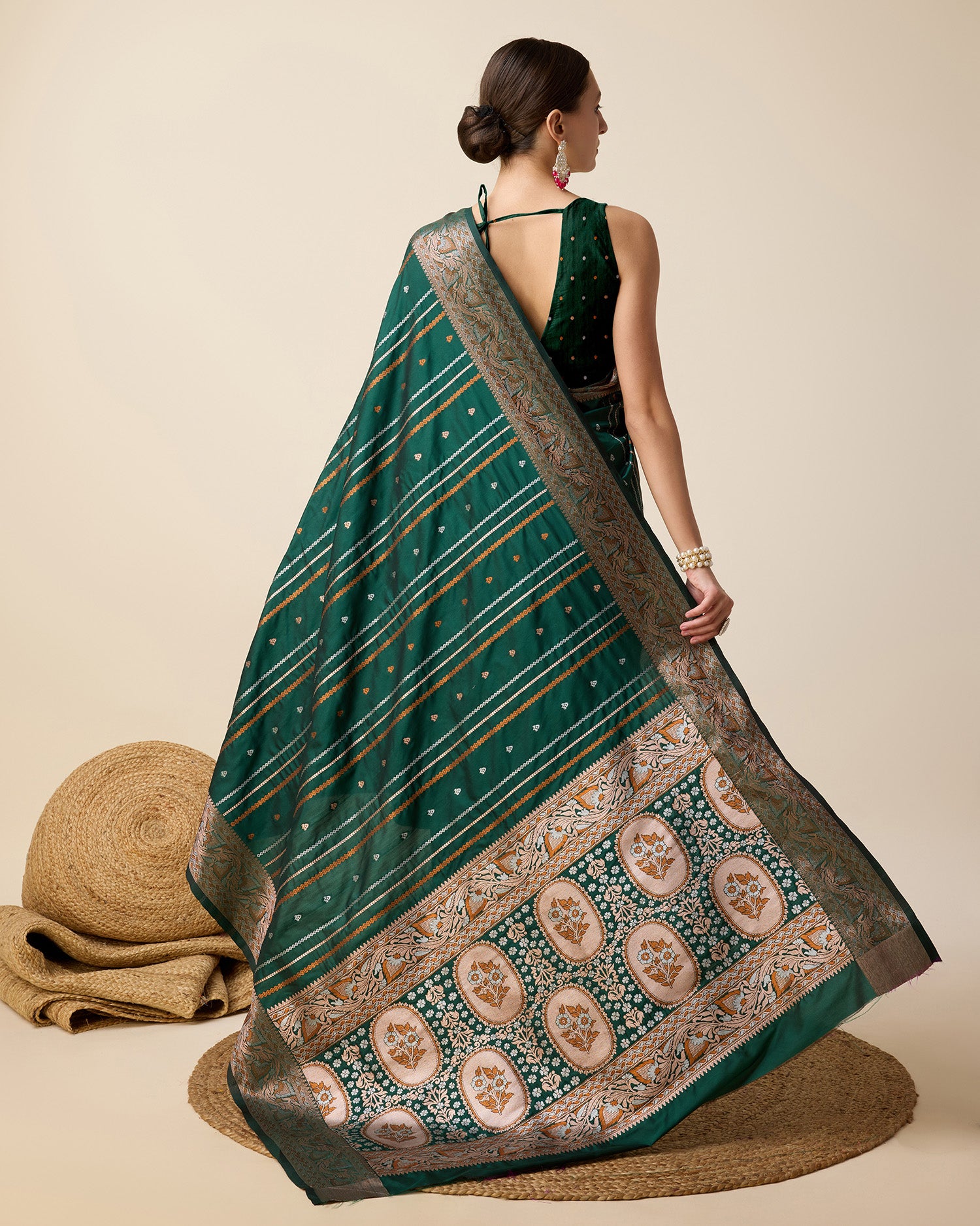 Jaquard cotton saree