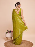 soft silk zari work saree