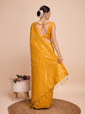 soft silk zari work saree