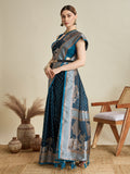 Soft silk zari design  saree