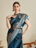 Soft silk zari design  saree