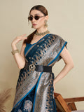 soft silk zari design  saree