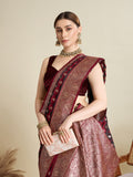 Soft silk zari design  saree
