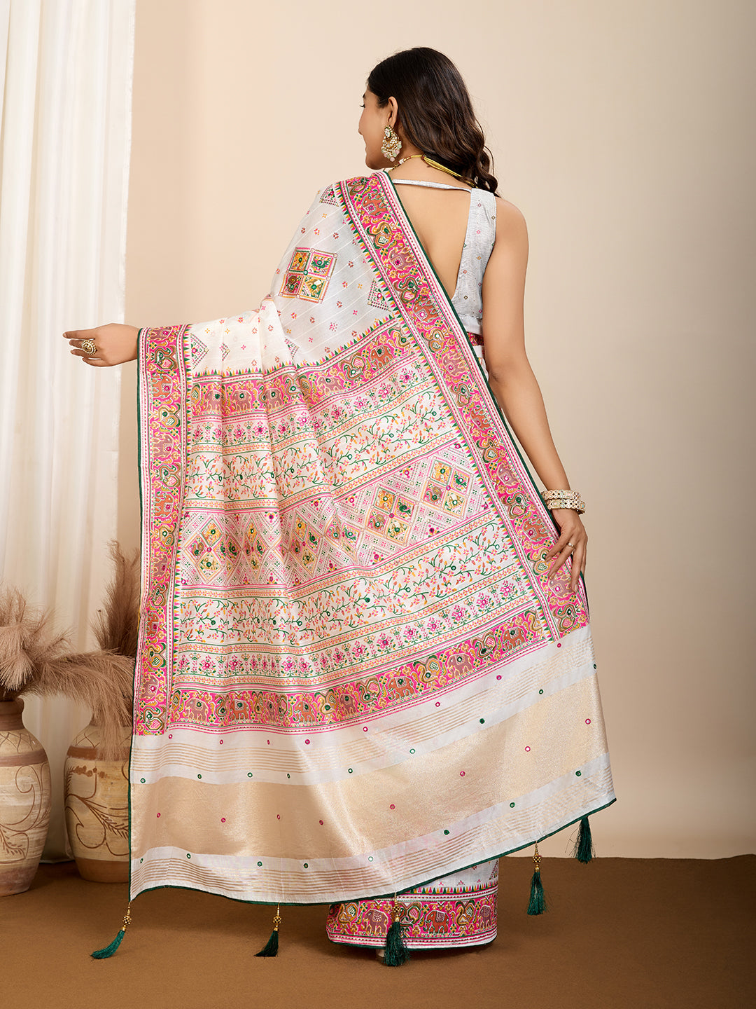 Traditional cotton saree