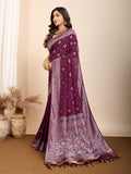 Maslin silk dola saree