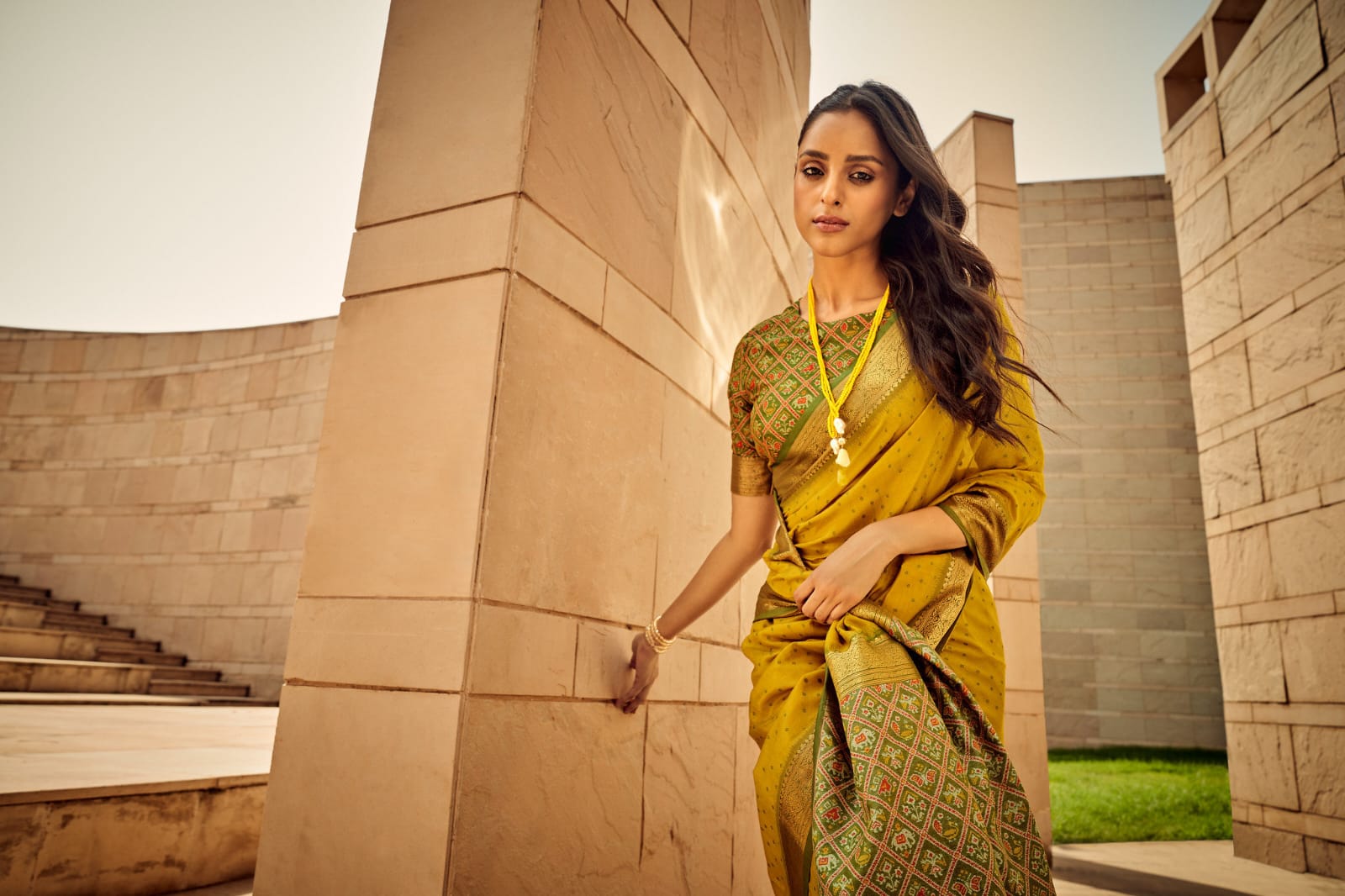 Soft khadi raw silk saree
