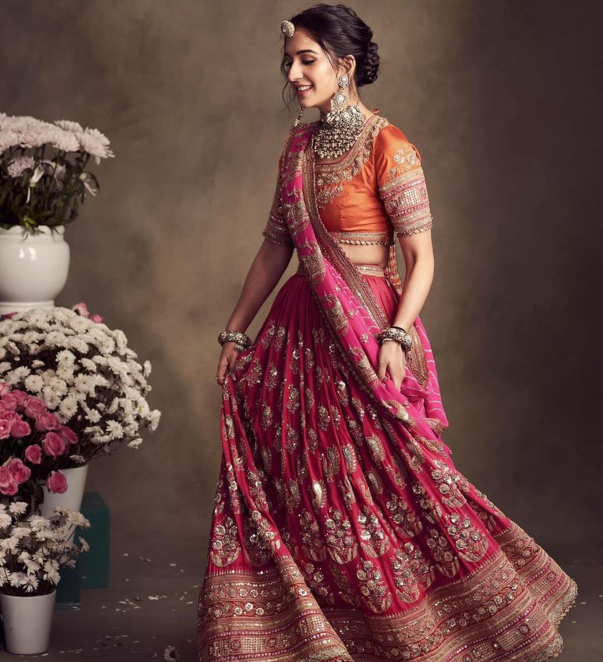 Bridal lahenga choli