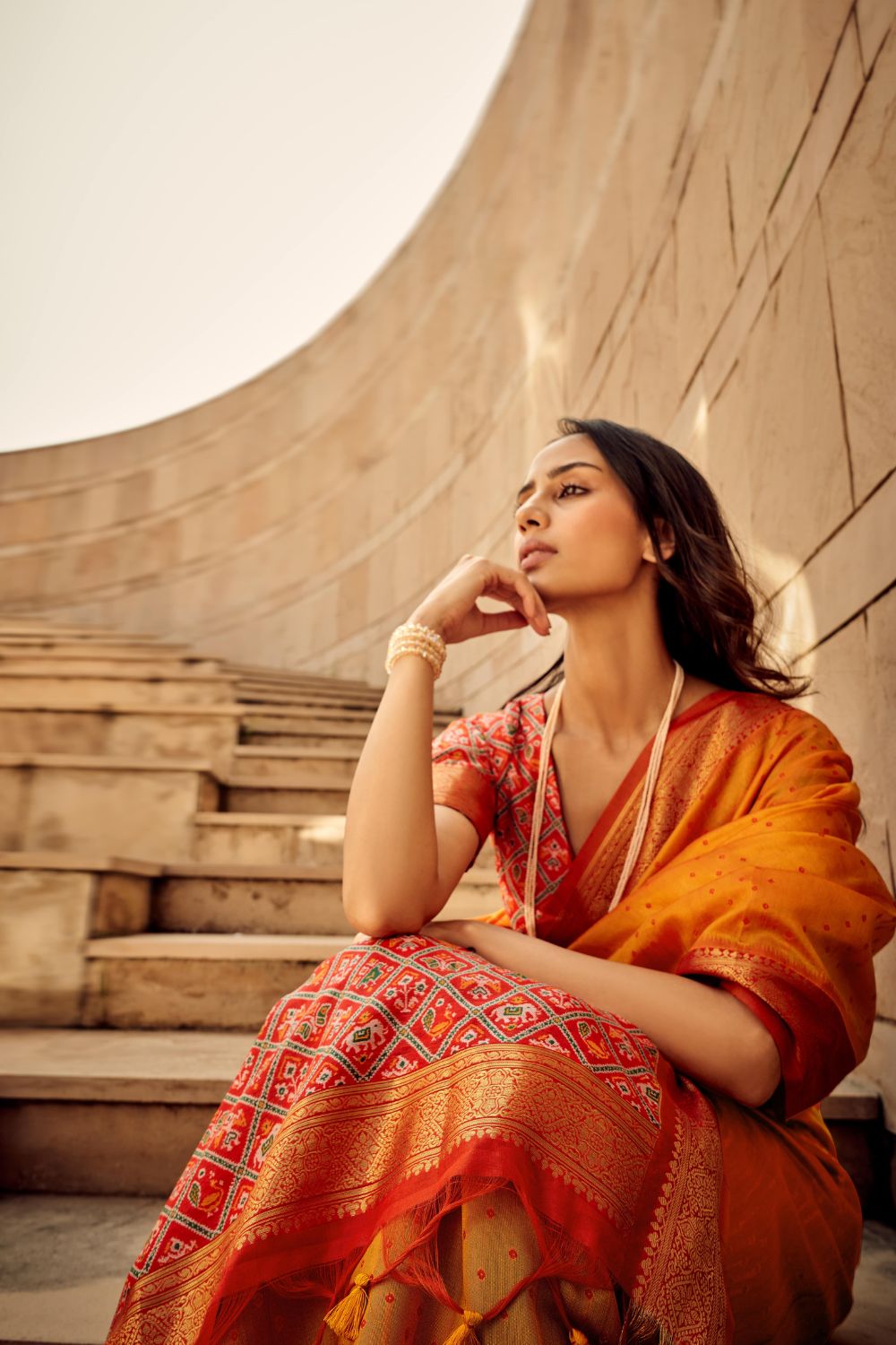 Soft khadi raw silk saree
