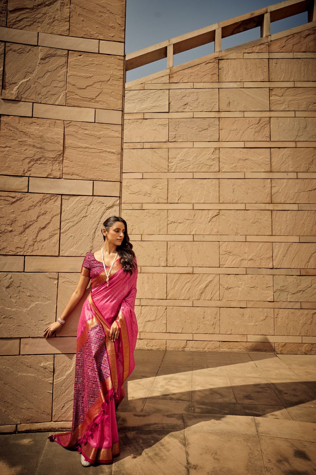 Soft khadi raw silk saree