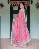 Premium soft linen saree