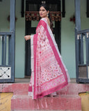 Premium soft linen saree