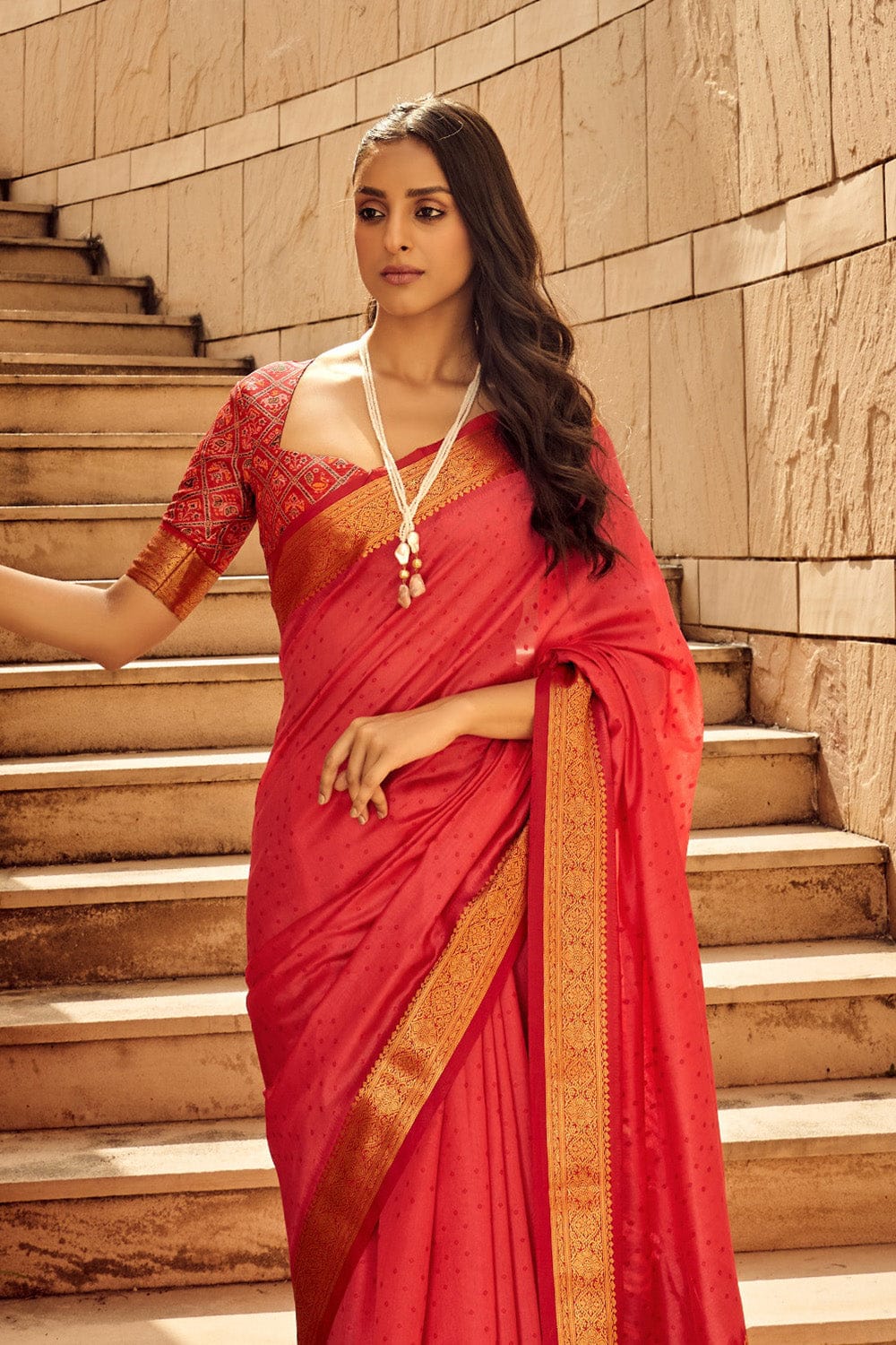 Soft khadi raw silk saree