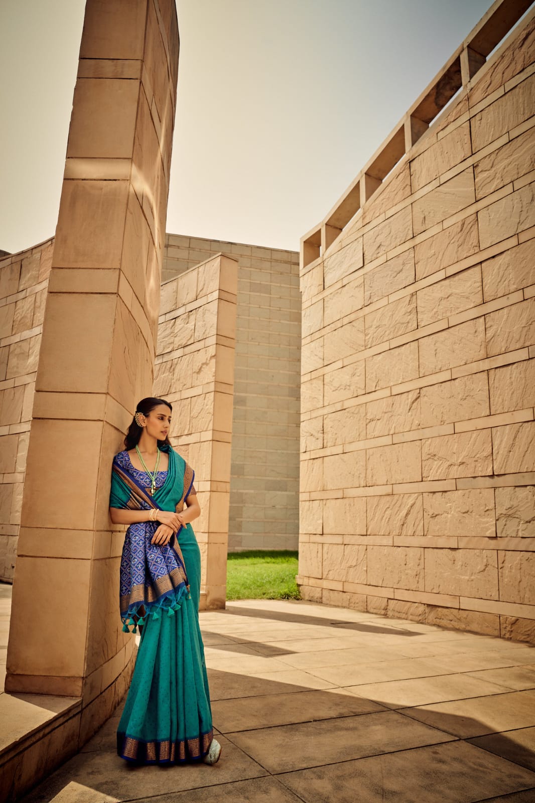 Soft khadi raw silk saree