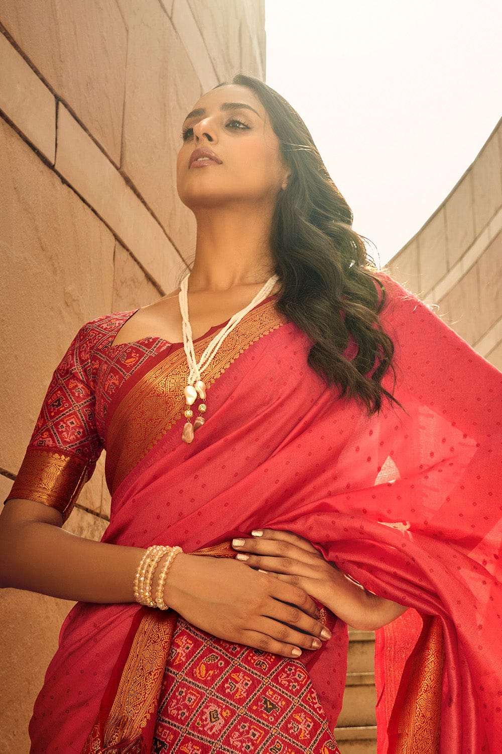 Soft khadi raw silk saree
