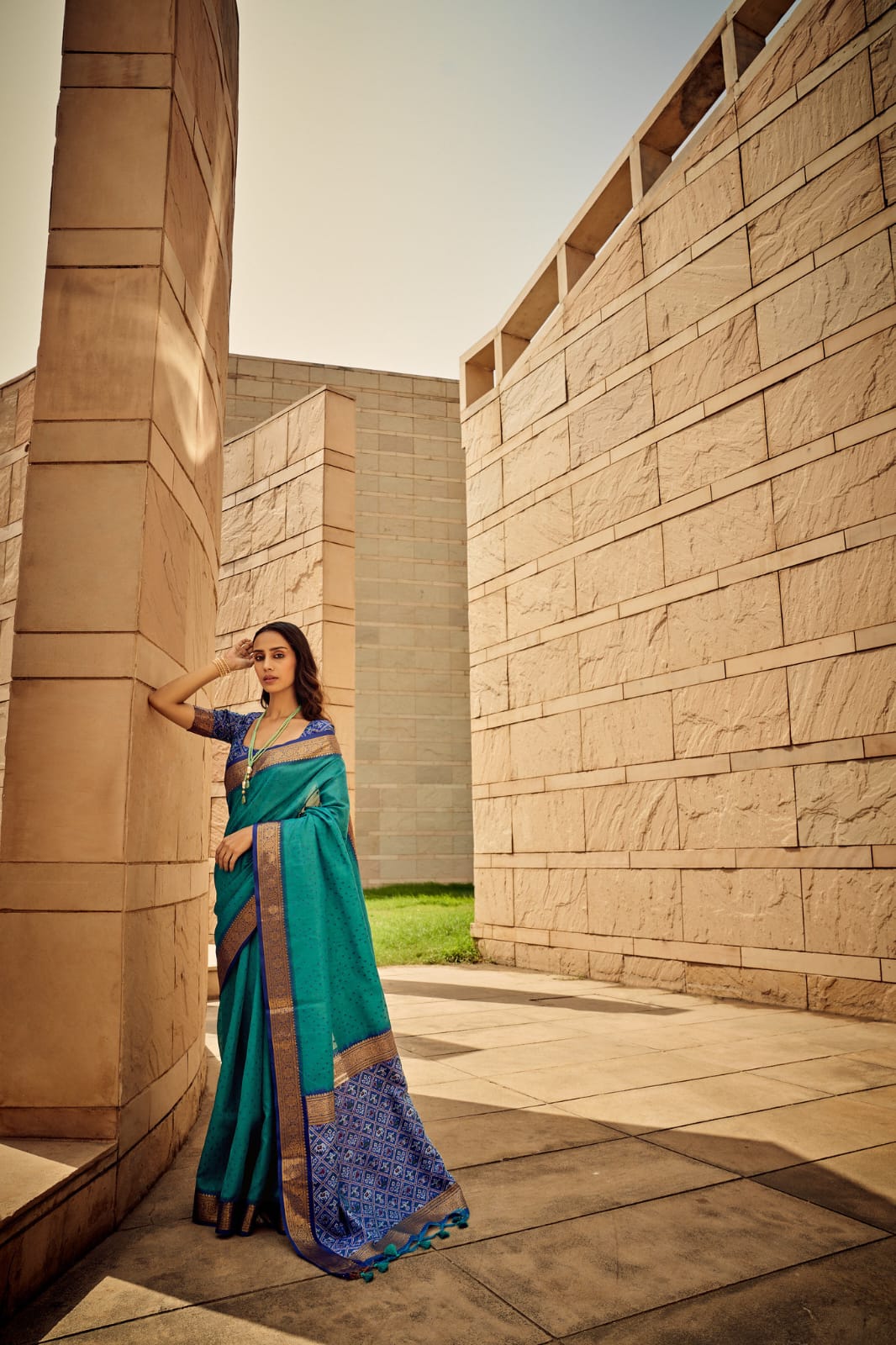 Soft khadi raw silk saree