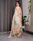 cotton linen saree