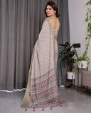 cotton linen saree