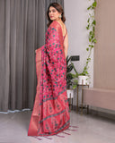 cotton linen saree