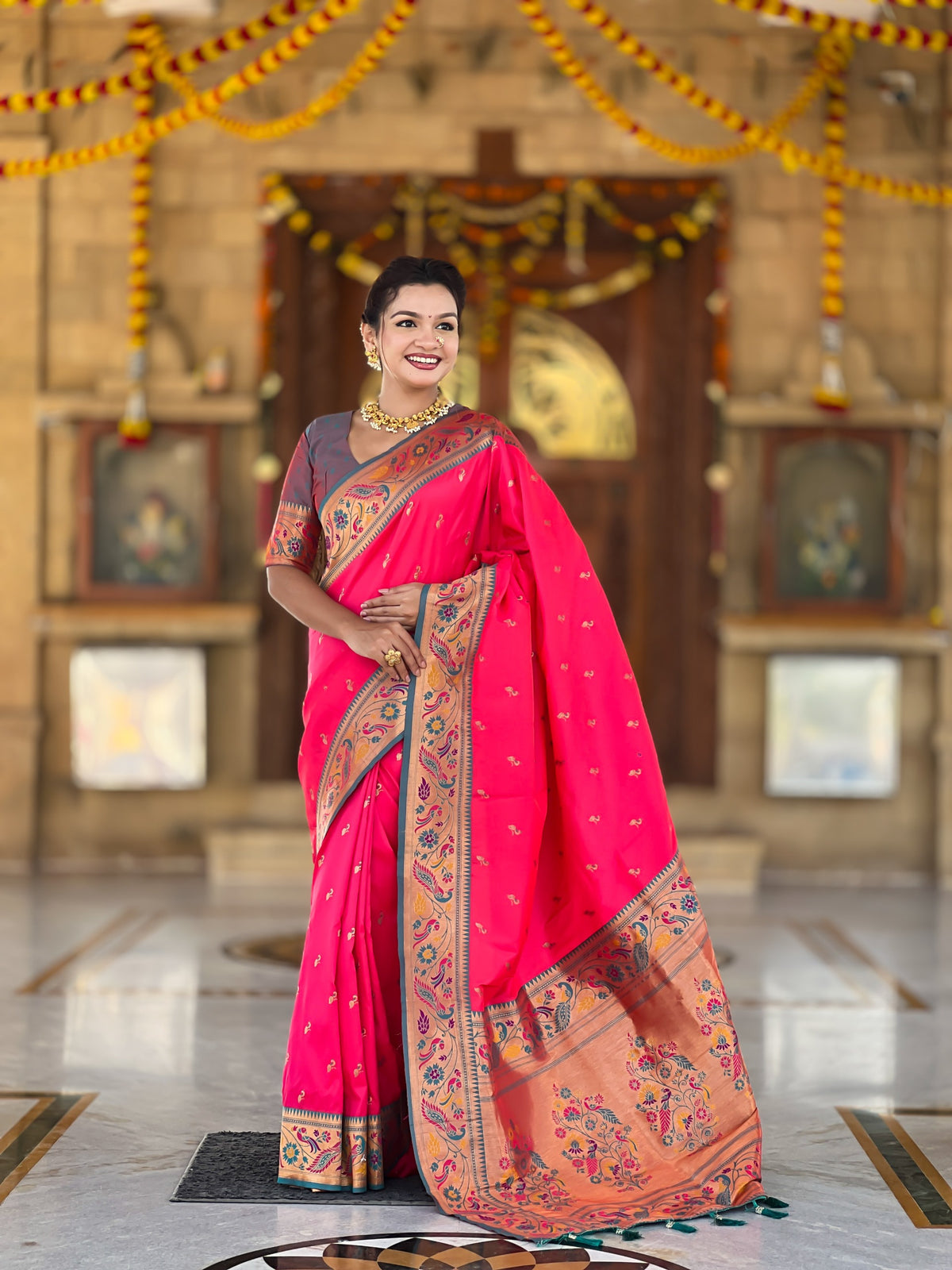 New paithani silk saree
