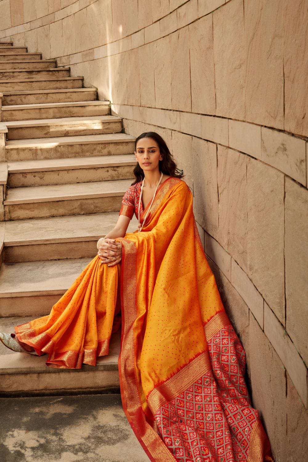 Soft khadi raw silk saree