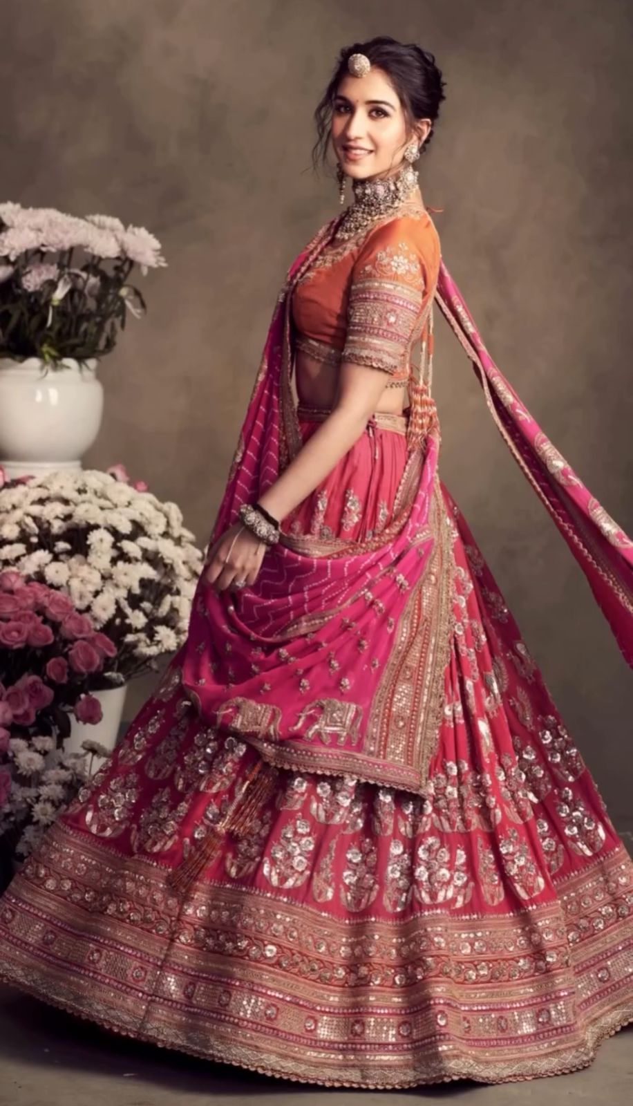 Bridal lahenga choli