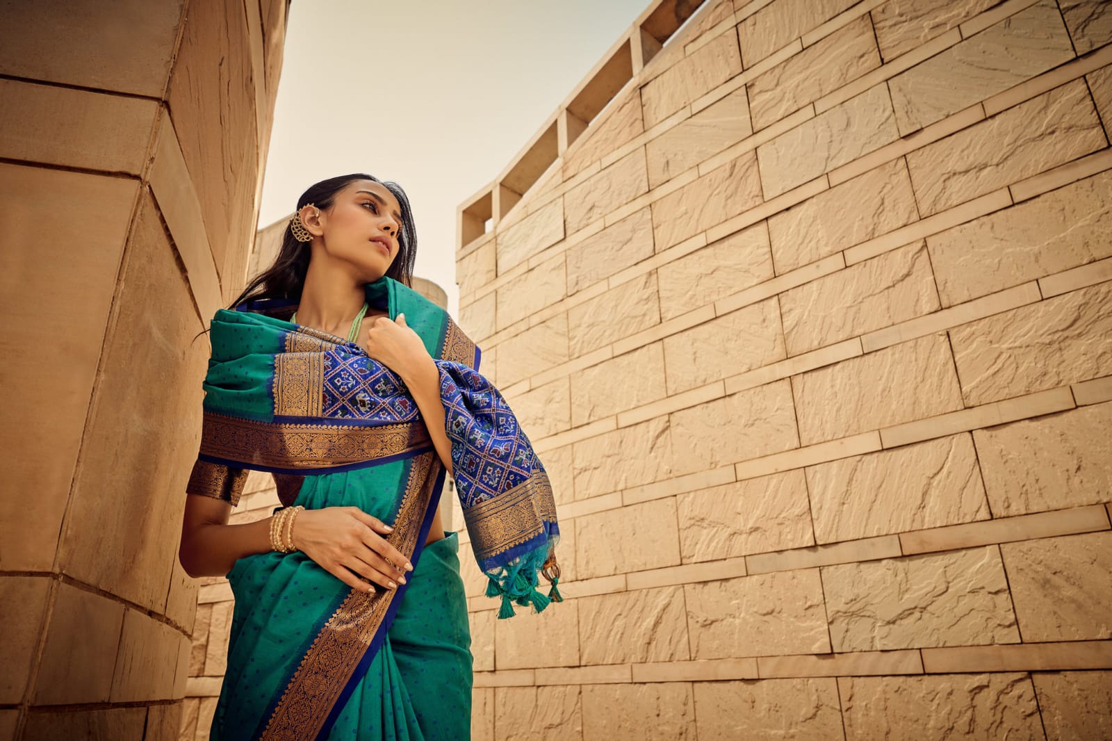 Soft khadi raw silk saree