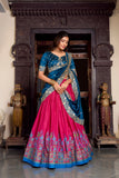 New silk lahenga choli