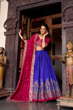 New silk lahenga choli