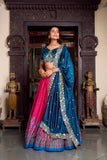 New silk lahenga choli