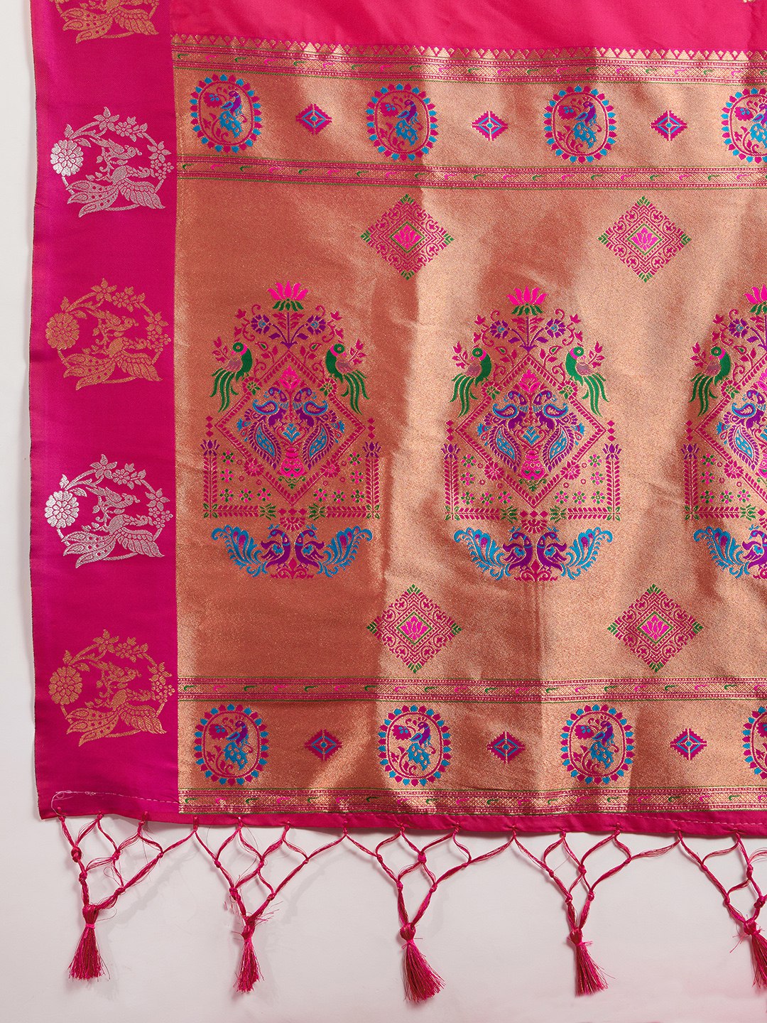 Premium kanjivaram paithani silk saree