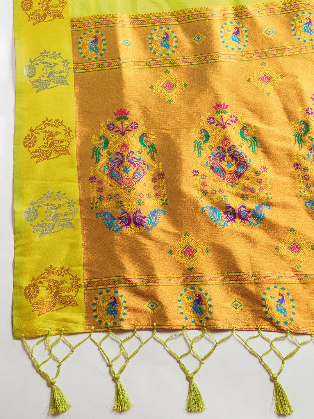 Premium kanjivaram paithani silk saree