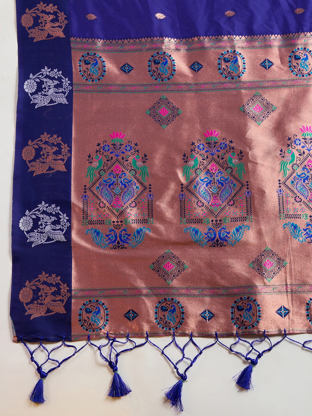 Premium kanjivaram paithani silk saree