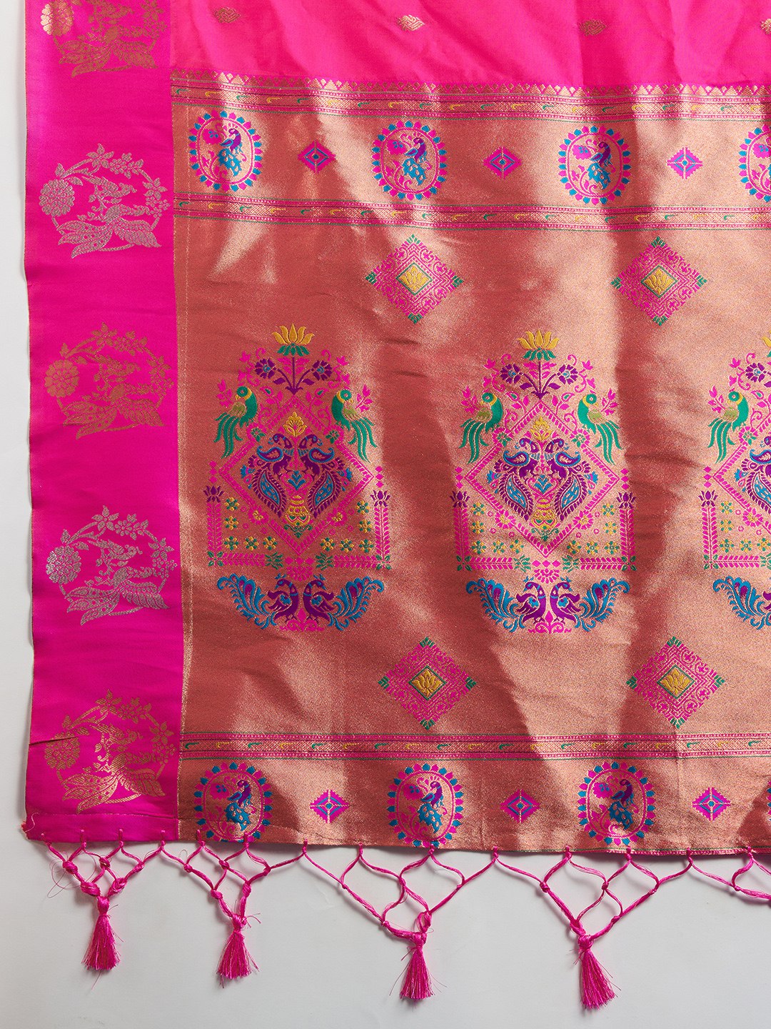 Premium kanjivaram paithani silk saree