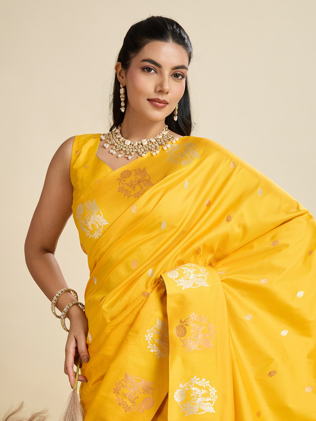 Premium kanjivaram paithani silk saree