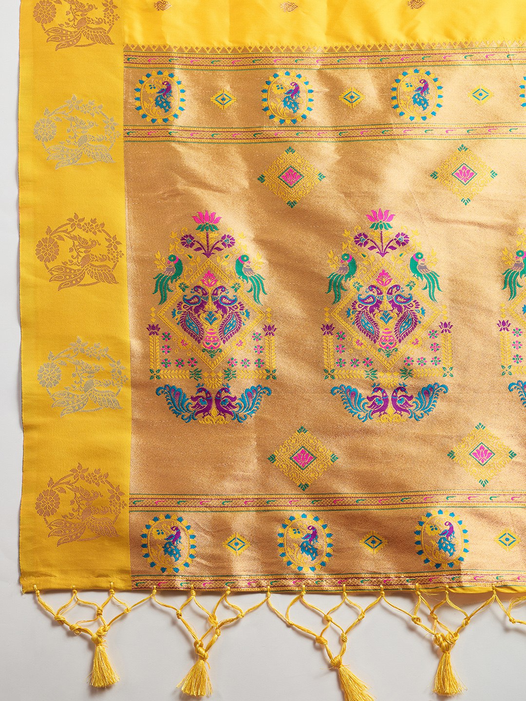 Premium kanjivaram paithani silk saree