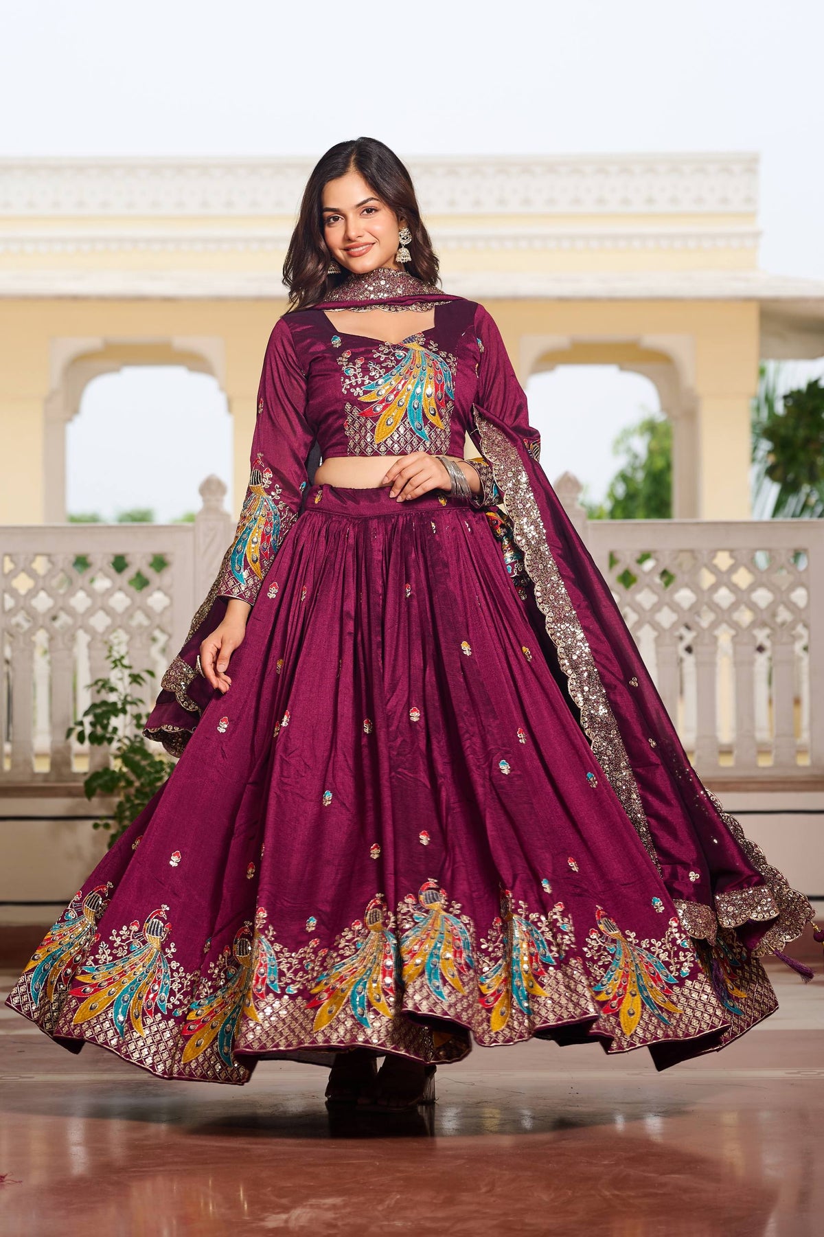 Designer festival lahenga choli