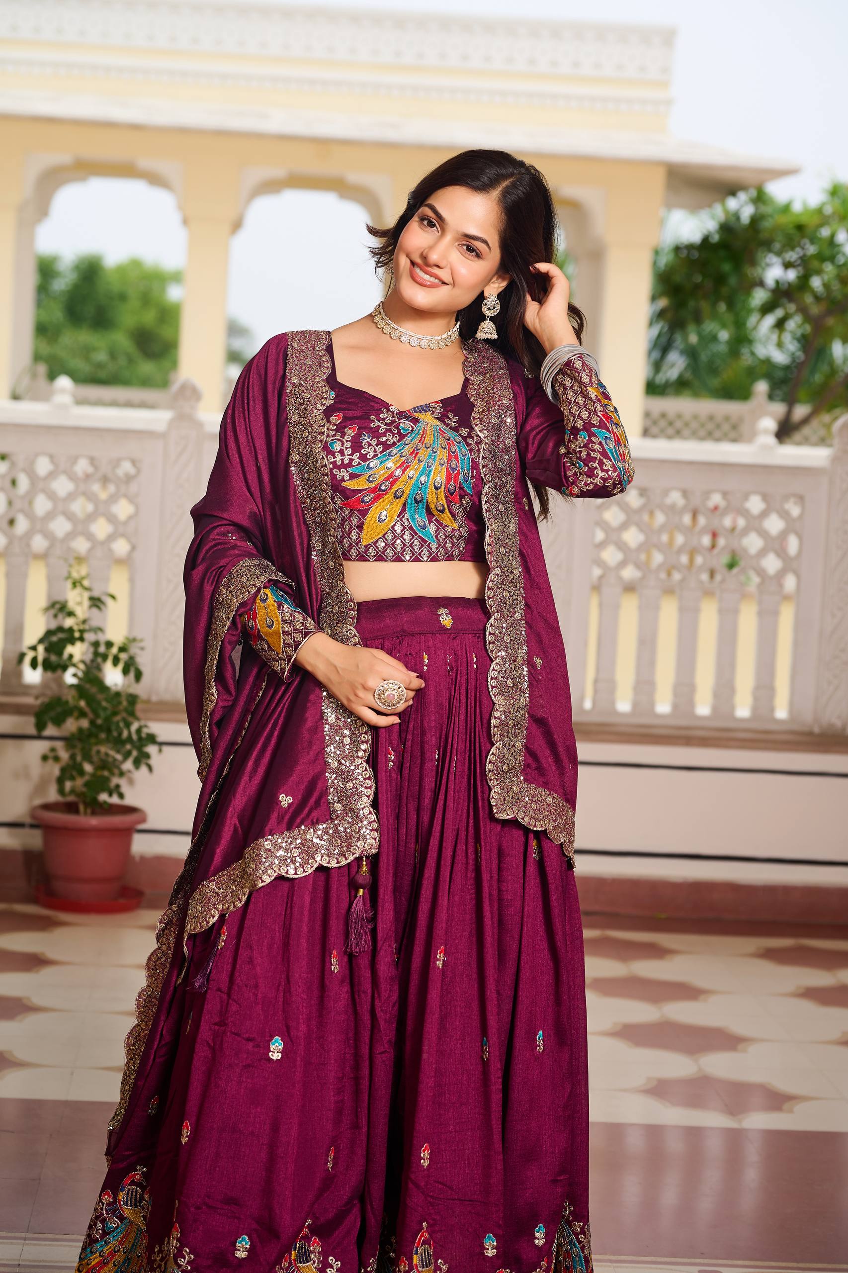 Designer festival lahenga choli