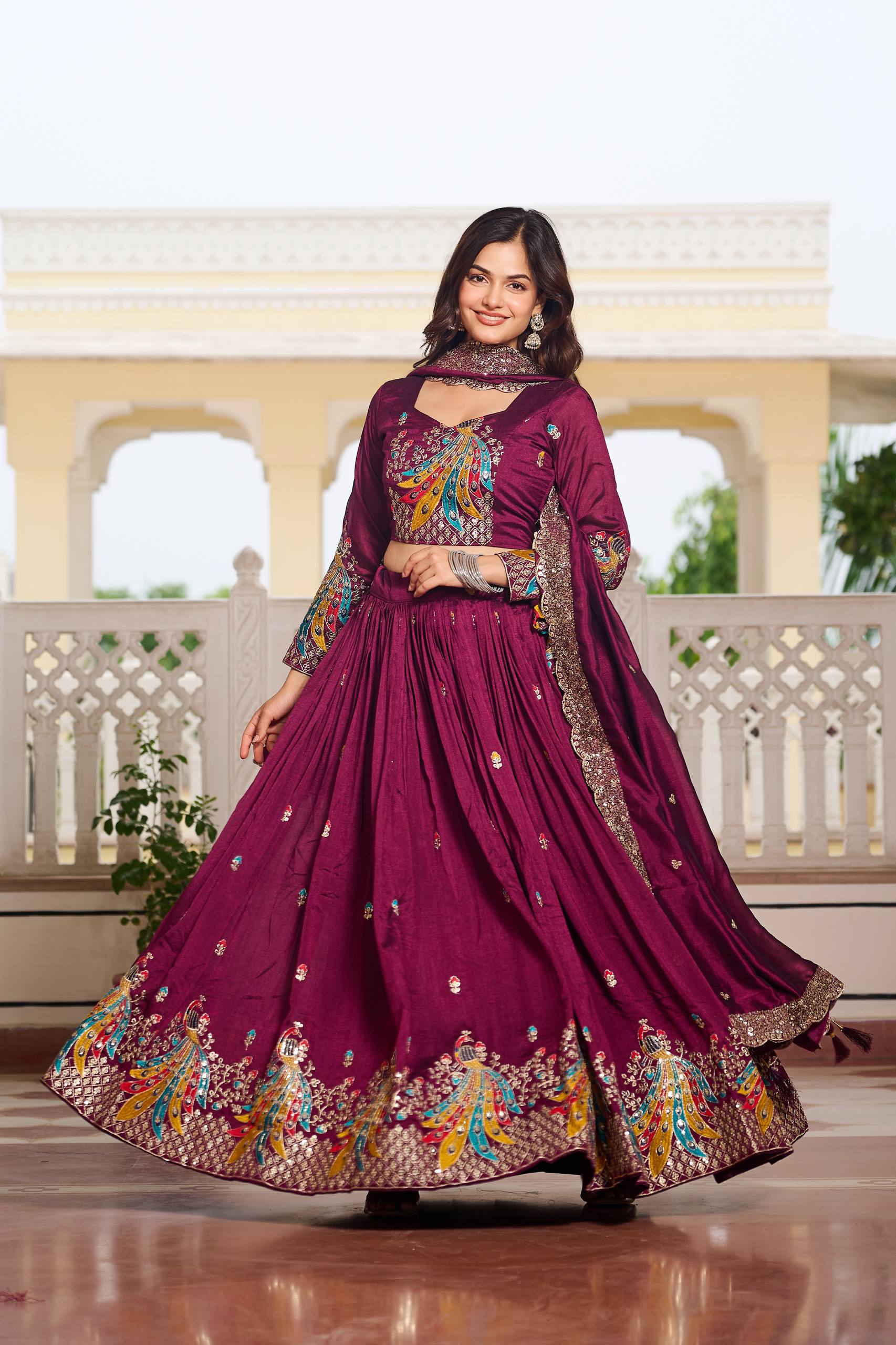 Designer festival lahenga choli