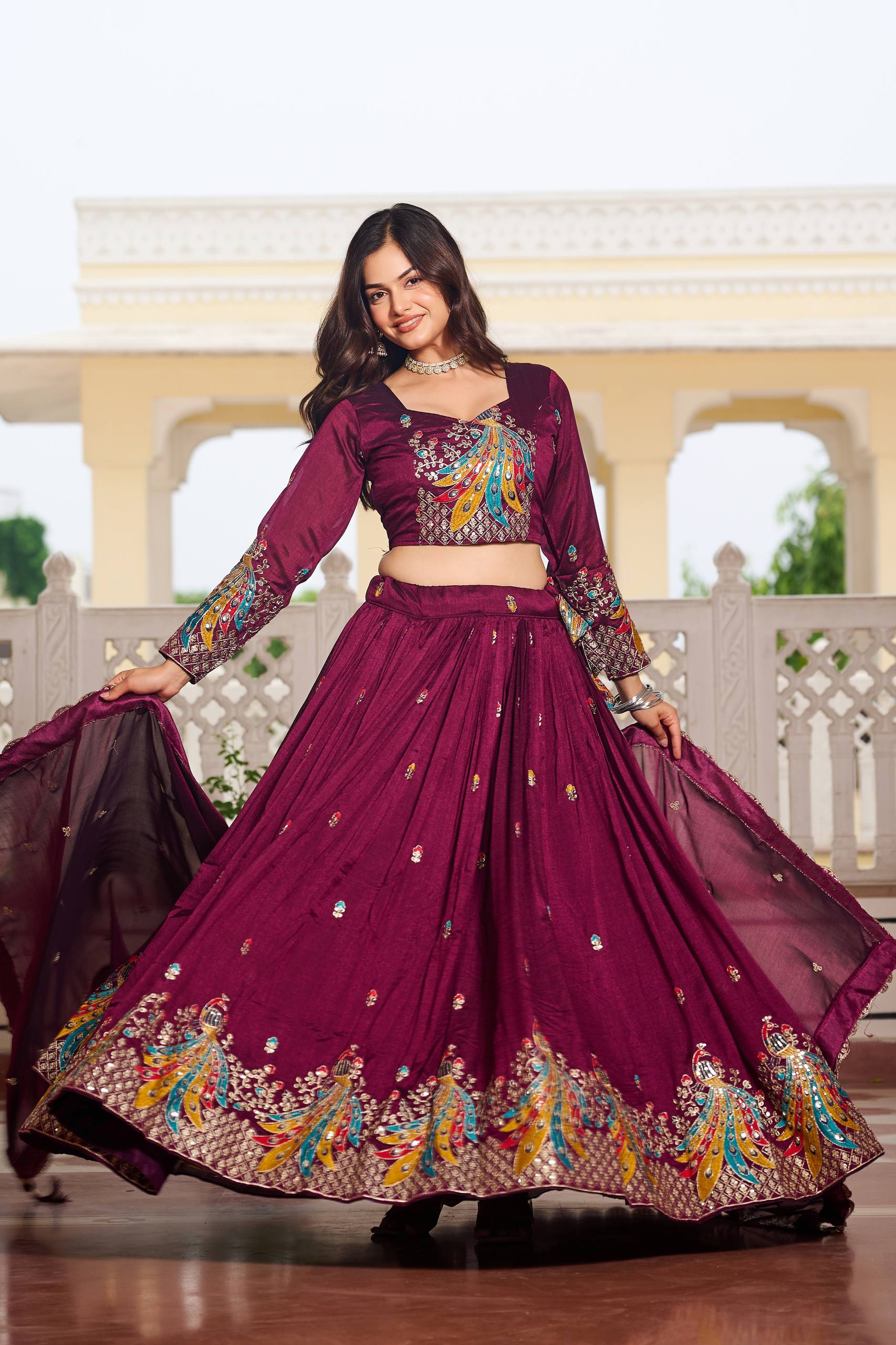 Designer festival lahenga choli