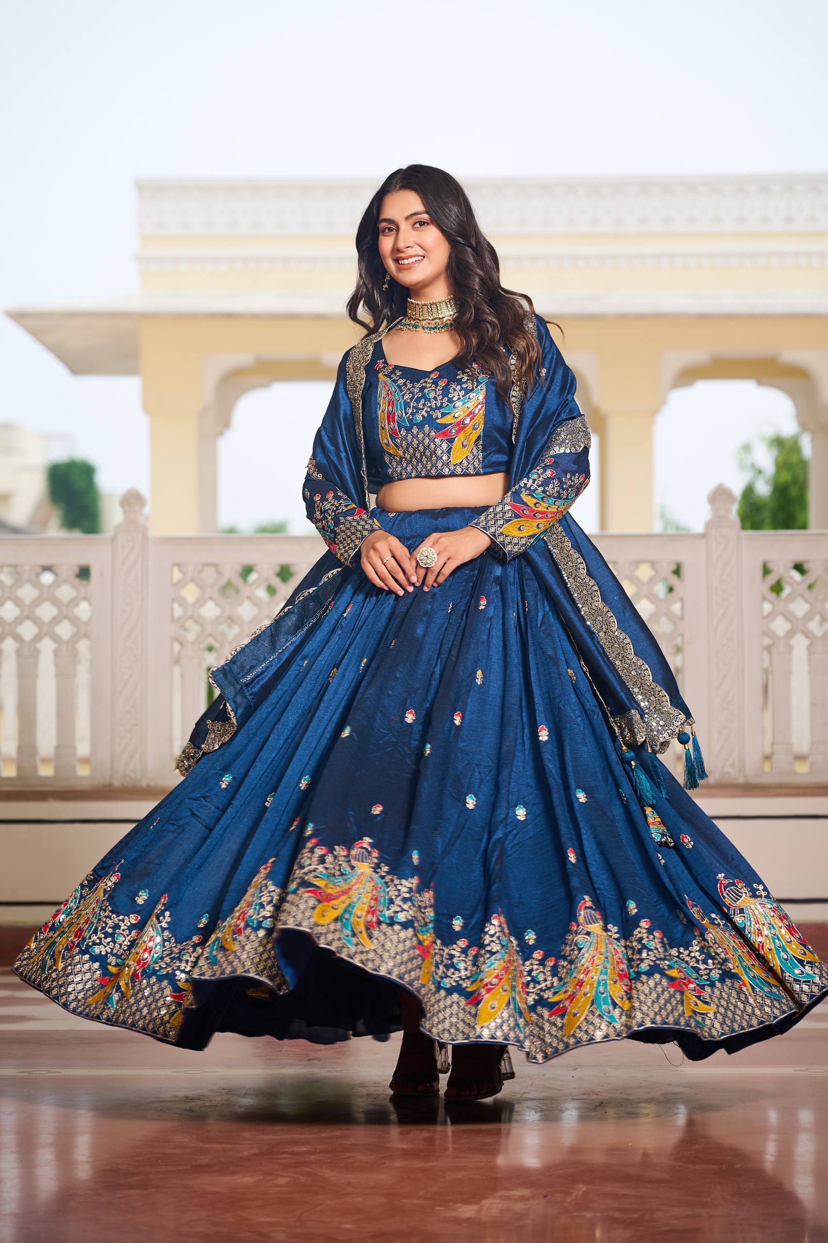 Designer festival lahenga choli